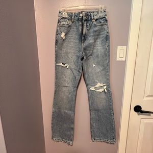 Dynamite Candice Jean, Straight leg, Medium wash, size 27